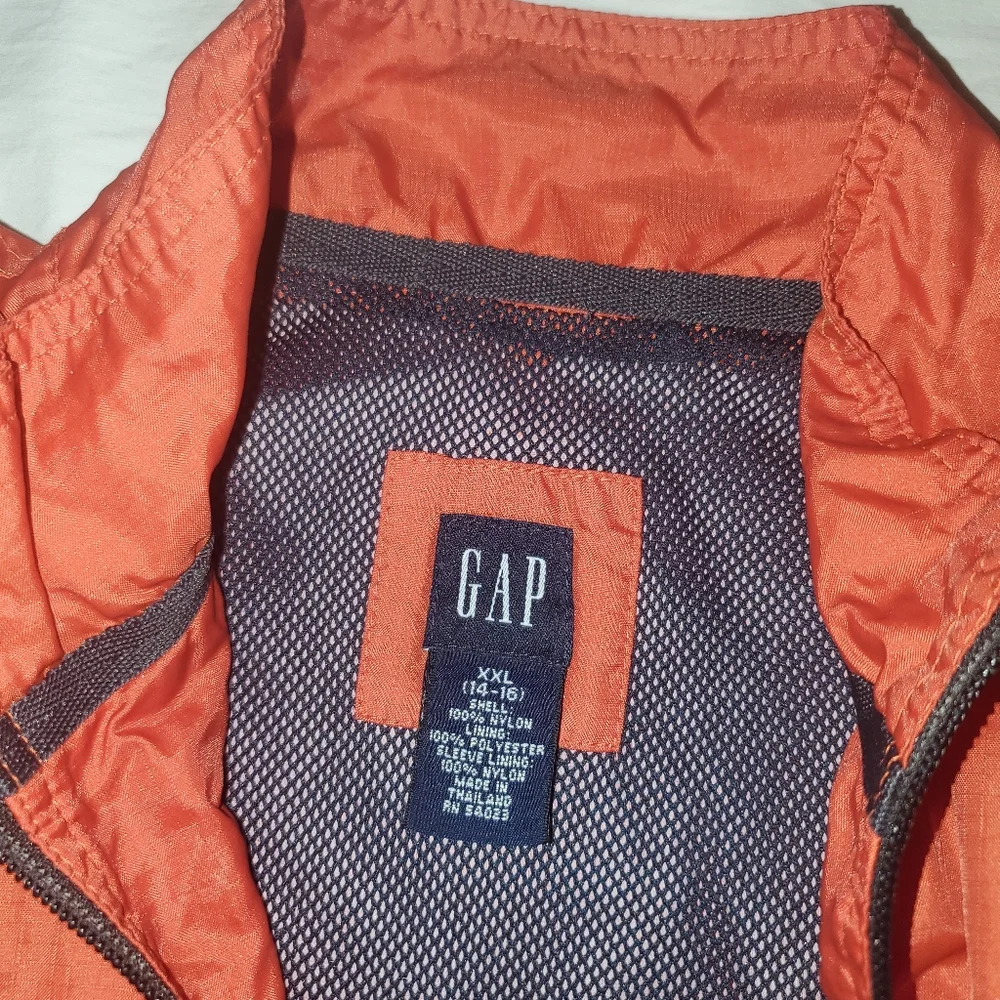 Gap Windbreaker Jacket orange